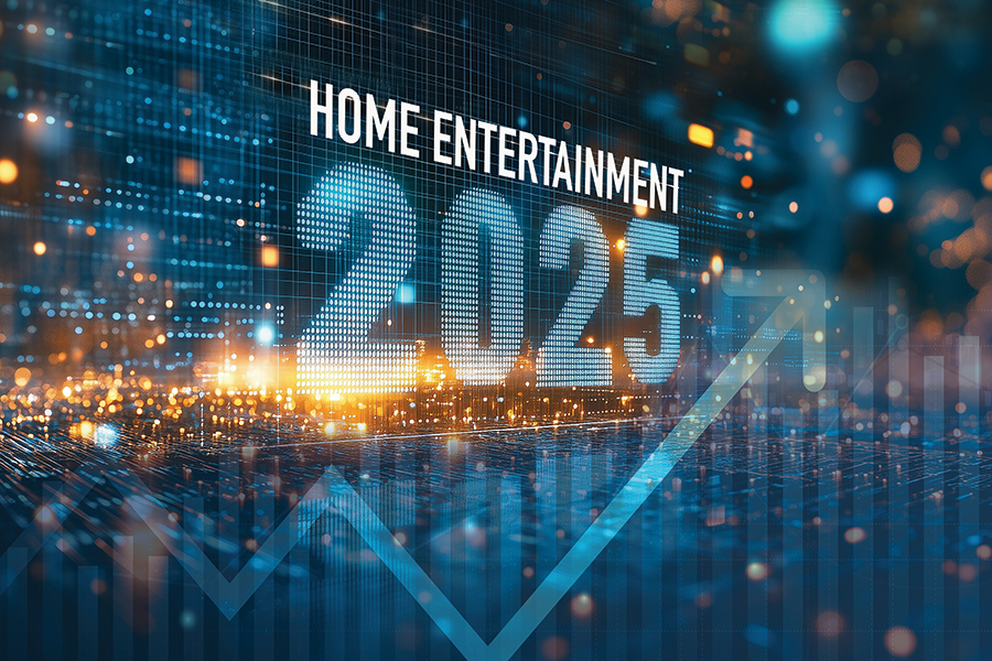Tren media entertainment 2025 dengan teknologi digital modern.