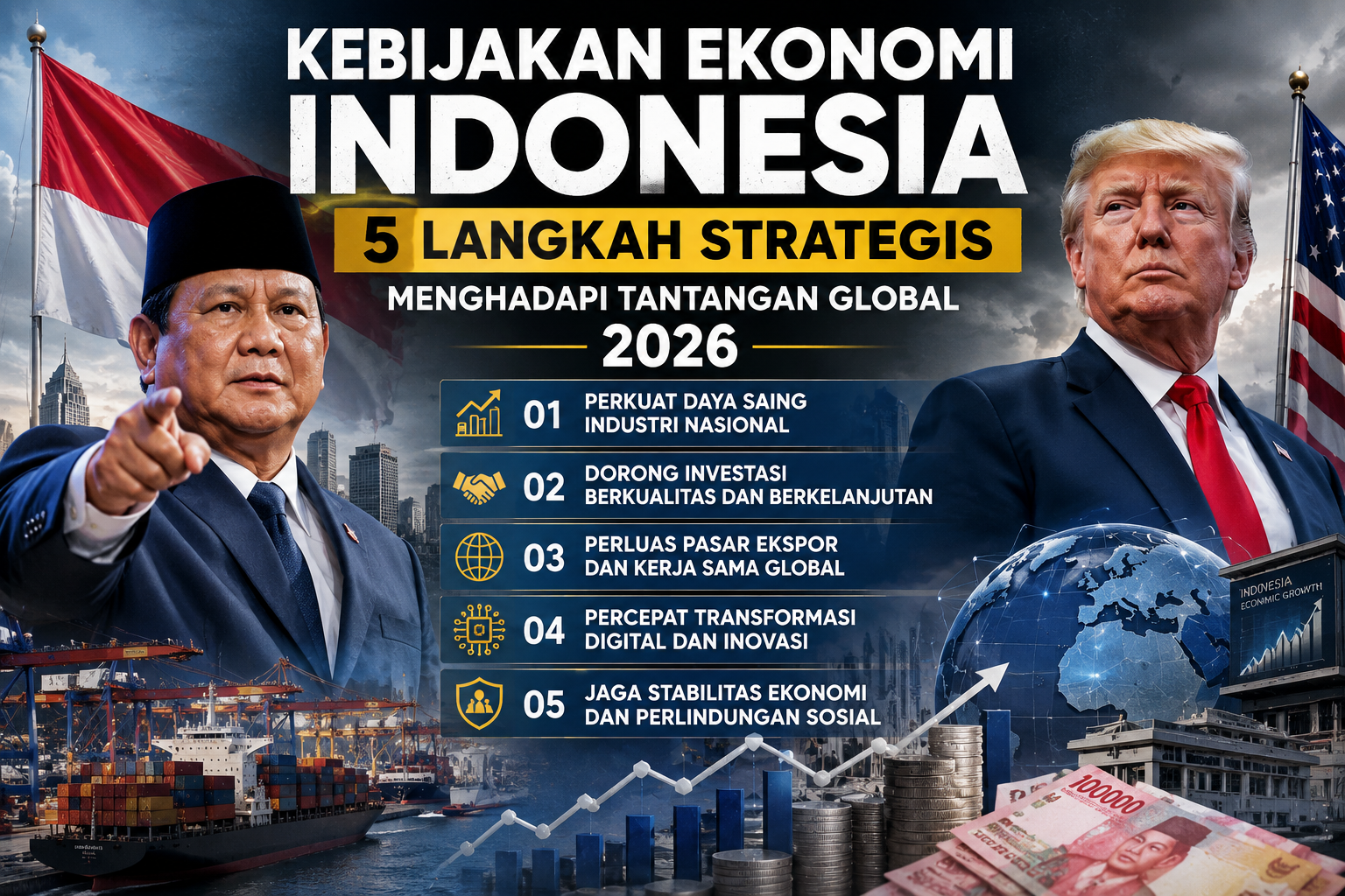 Kebijakan Ekonomi Indonesia: 5 Langkah Strategis Menghadapi Tantangan Global 2026