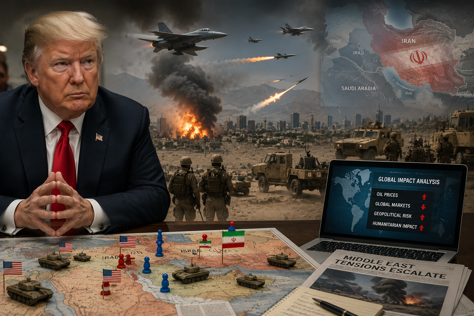 situasi genting Trump siapkan rencana serang Iran