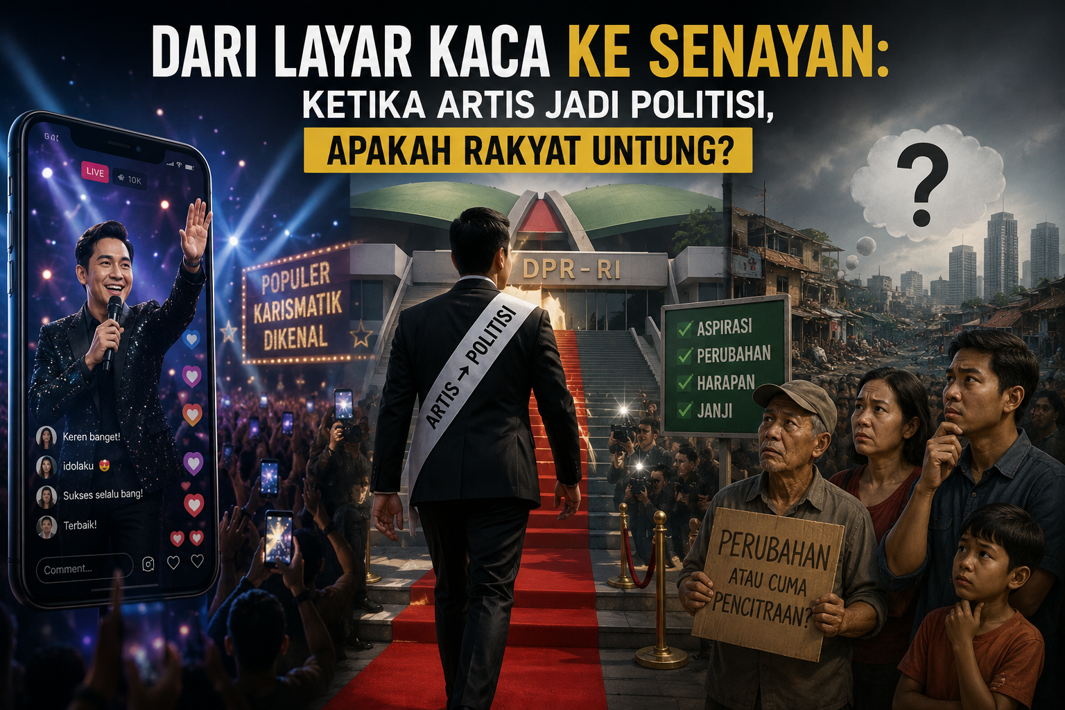 artis masuk politik