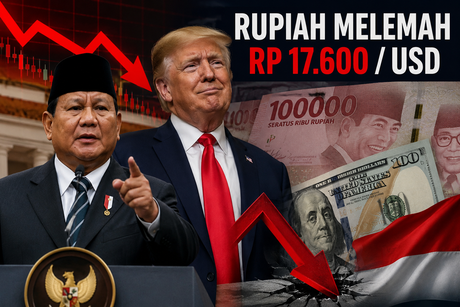 Prabowo Soal Rupiah Rp17.600 Kini Jadi Sorotan Publik dan Ramai Dibahas Netizen
