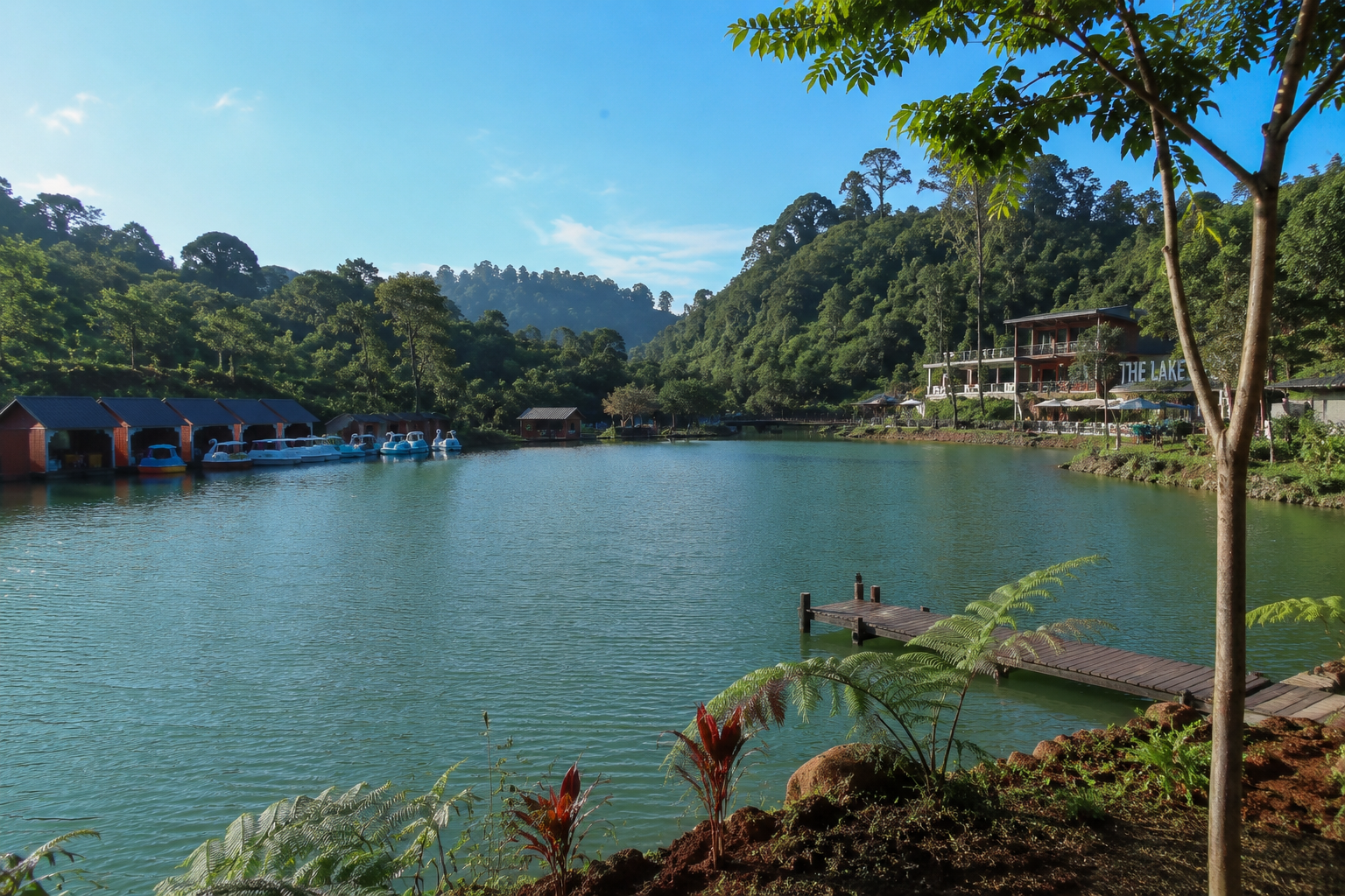 Telaga Teblongan Bogor kolam renang alami