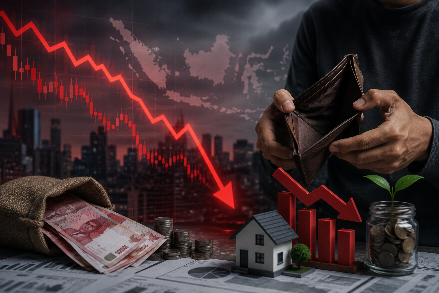 grafik dampak pelemahan rupiah terhadap dolar AS
