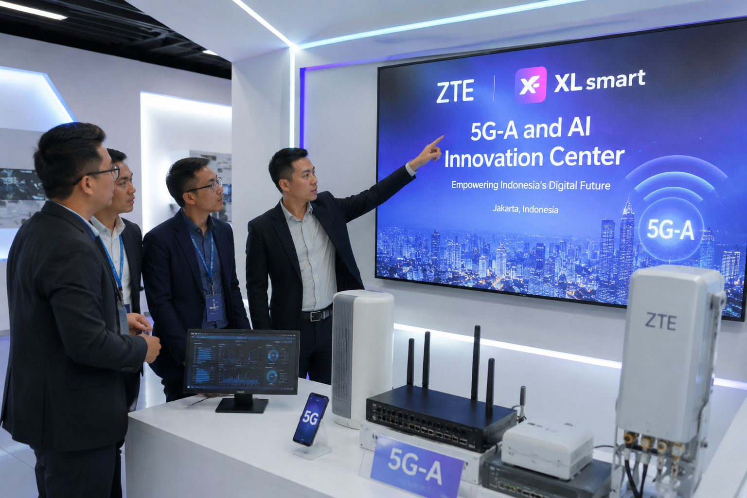 Pusat Inovasi ZTE XL Axiata di Jakarta