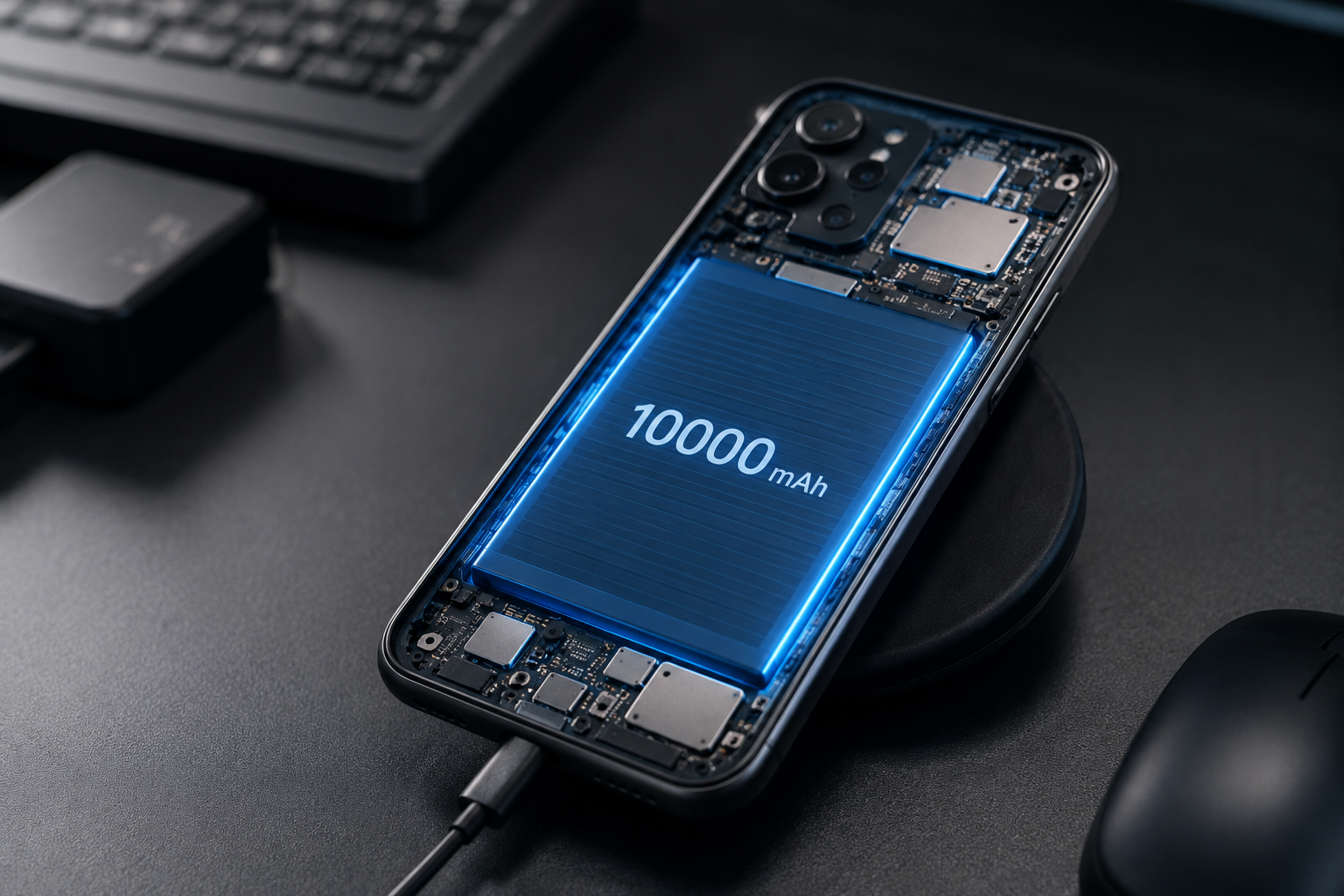konsep desain baterai smartphone 10.000 mAh yang ringkas
