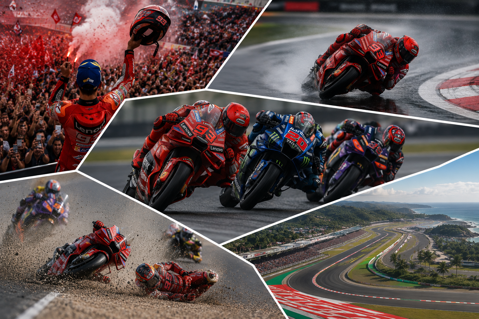 suasana balapan MotoGP 2026 yang sangat sengit