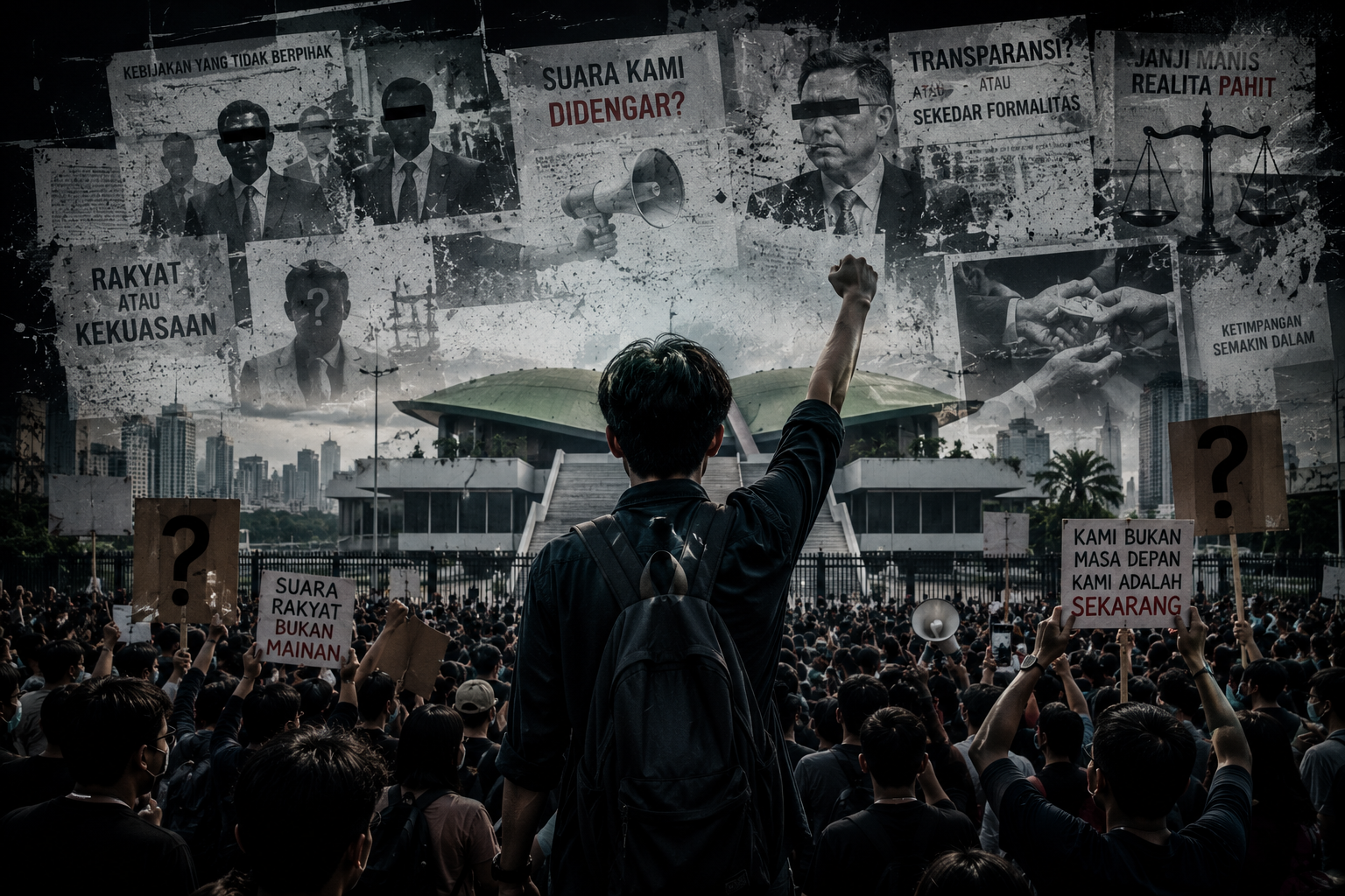 generasi muda berdiskusi tentang kesadaran politik generasi muda