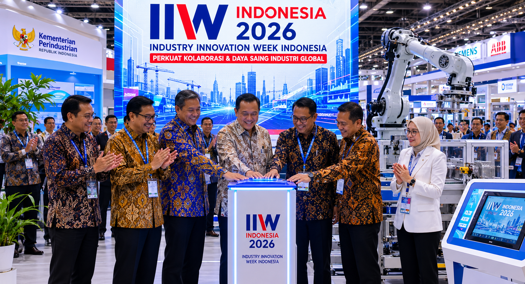 suasana pameran IIW Indonesia 2026 di JIExpo Kemayoran