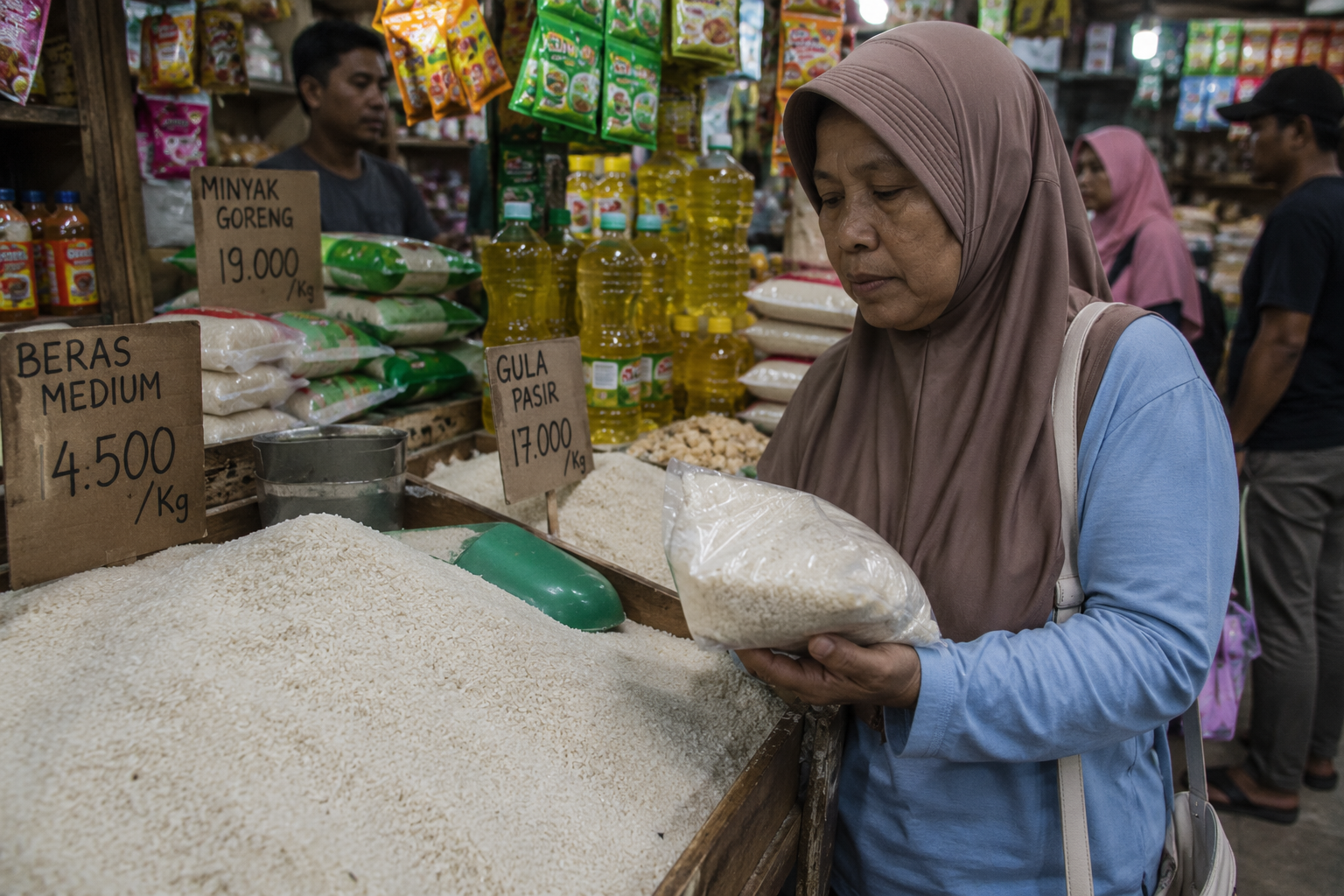 tekanan harga bahan pokok 2026 di pasar tradisional