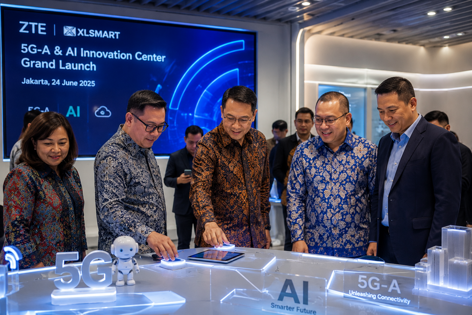 pusat inovasi ZTE XLSMART di The East Building Jakarta