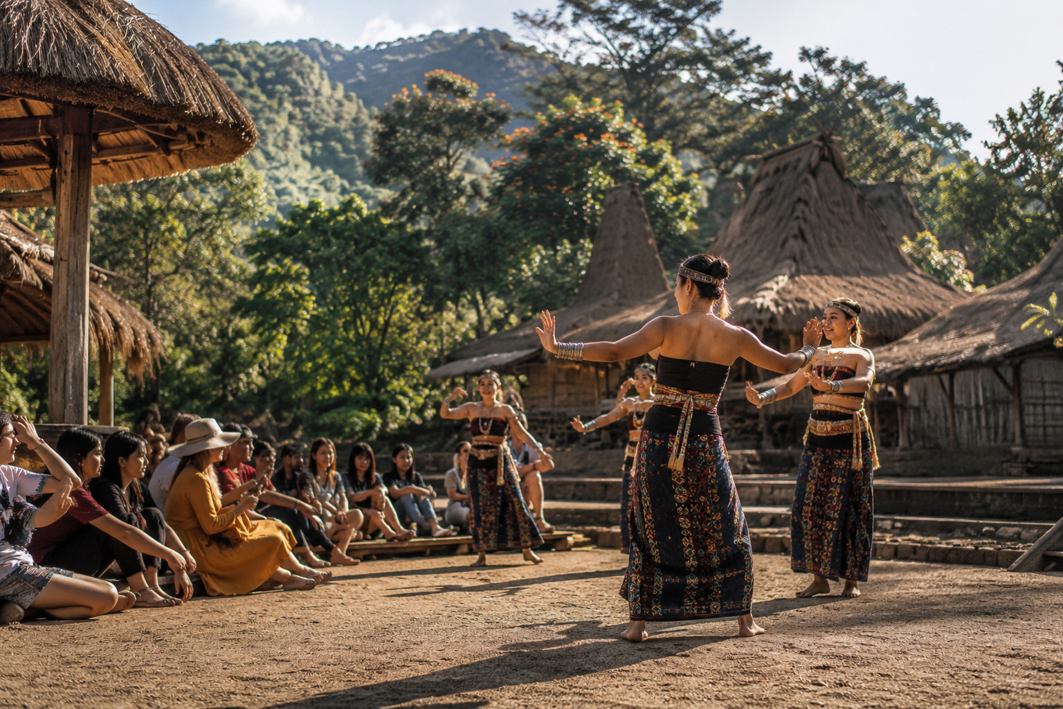 Desa Wisata Terbaik di Indonesia dengan rumah adat, pertunjukan budaya, dan panorama alam yang asri.