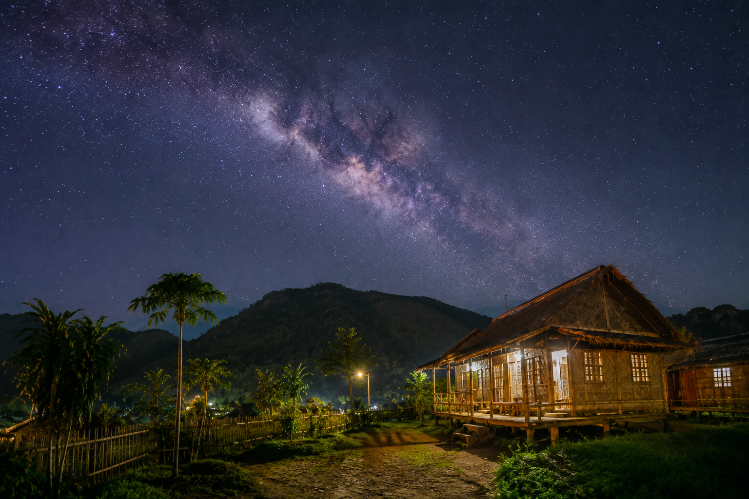 Desa di Indonesia dengan Langit Malam Terindah