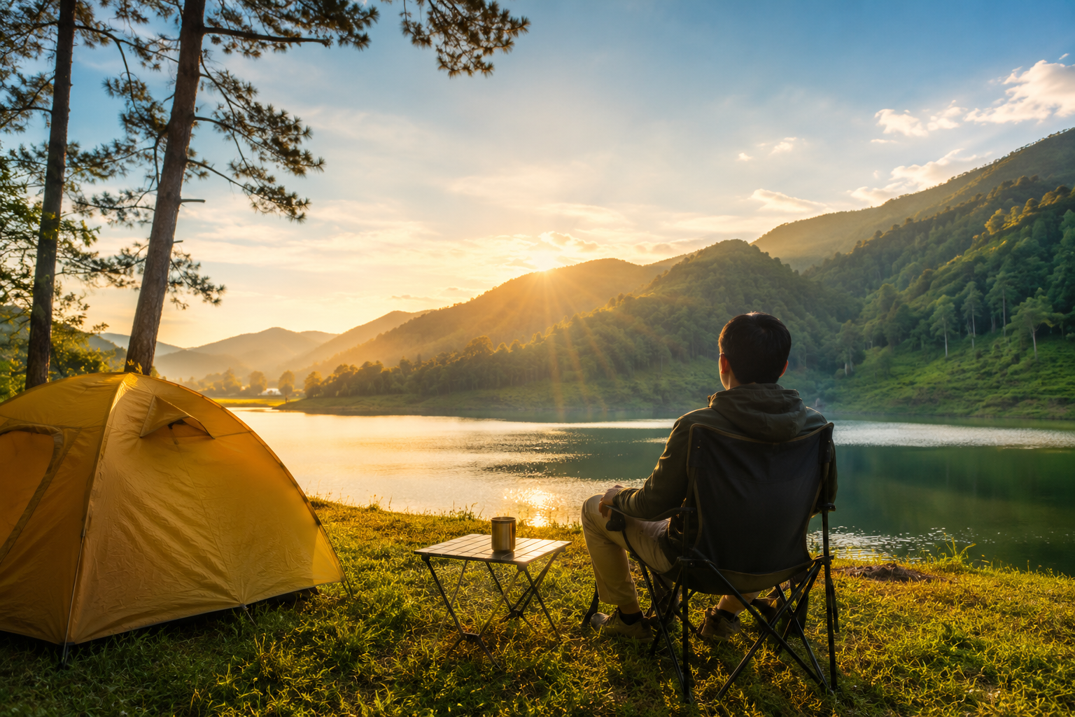 Wisata Alam Indonesia dengan pemandangan pegunungan yang cocok untuk healing di akhir pekan.