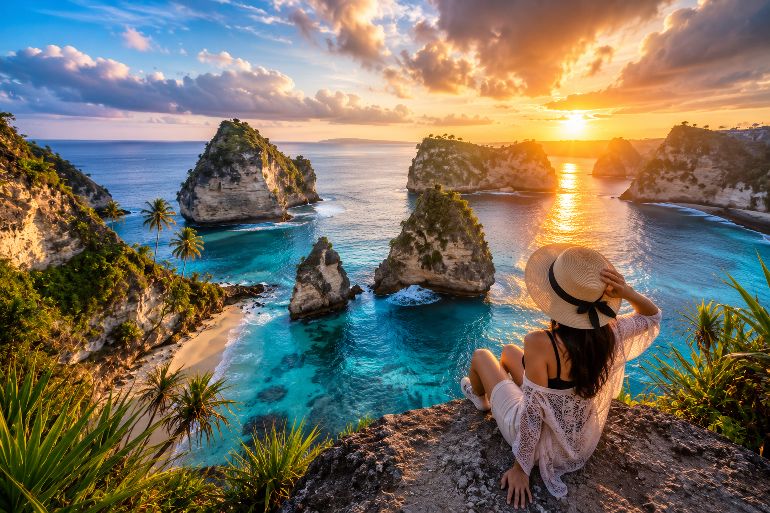 Panorama hidden gem Indonesia dengan pemandangan alam yang masih alami