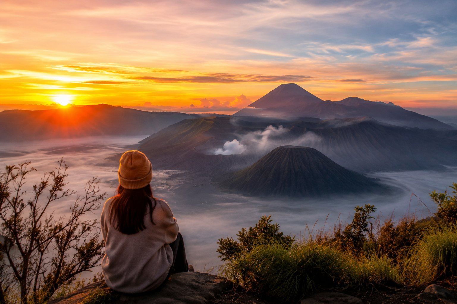 destinasi sunrise Indonesia dengan panorama matahari terbit terbaik