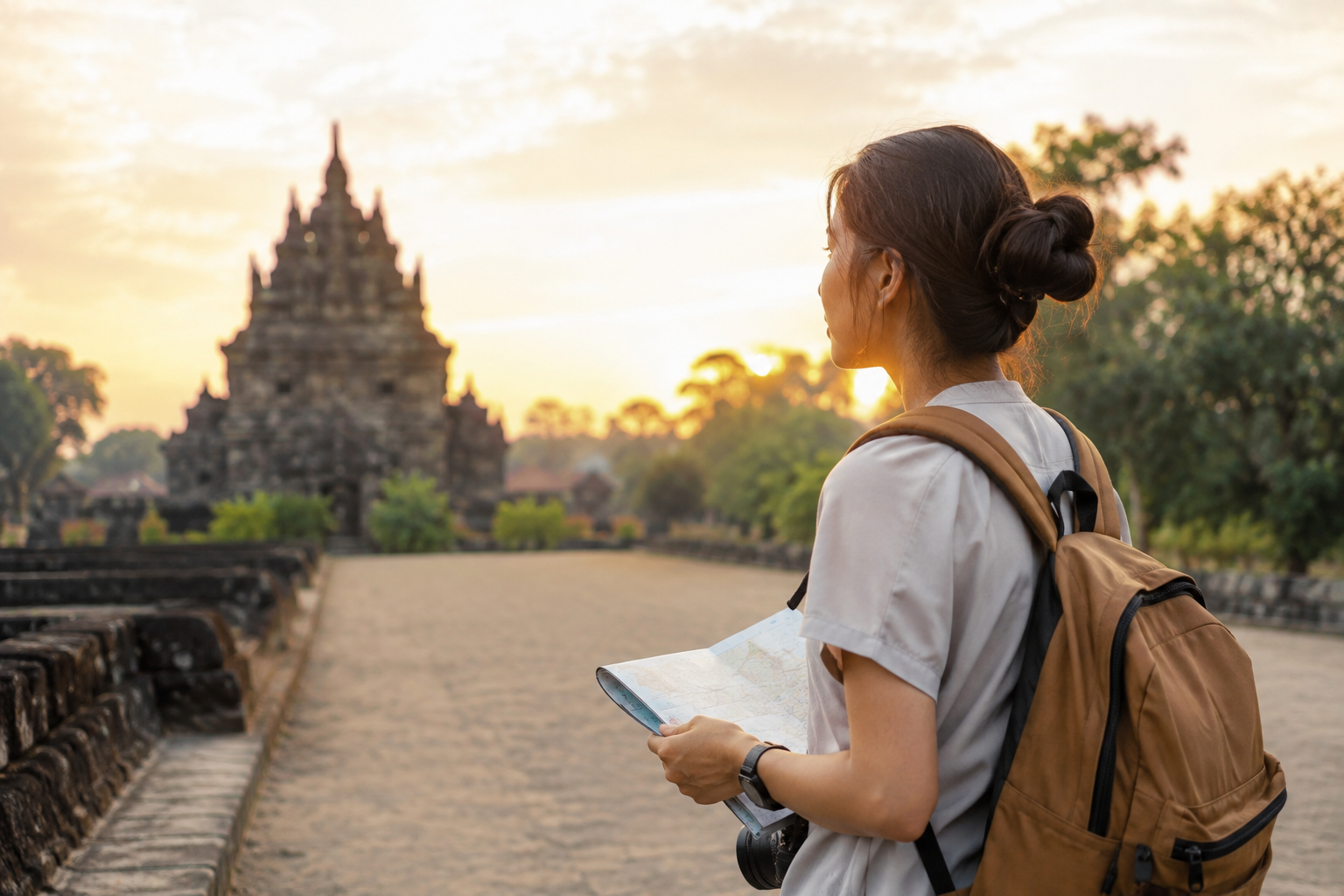 Solo traveling ke Jogja 2026 dengan wisatawan menikmati suasana Malioboro Yogyakarta
