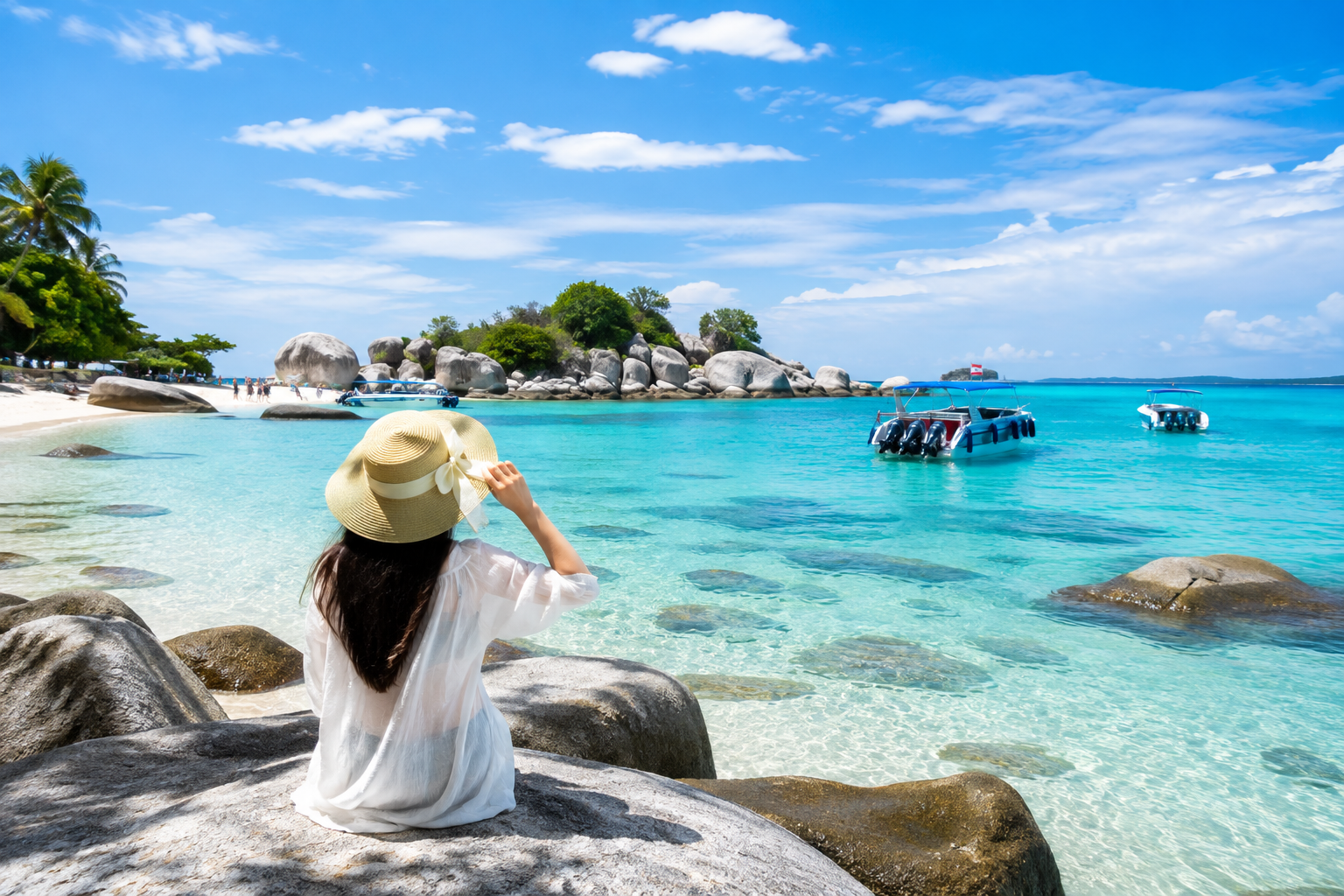 Liburan ke Belitung 2026 dengan pantai pasir putih dan batu granit